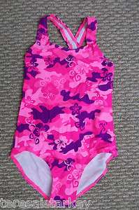   Swimsuit one piece Ocean pacific Pink purple large 10 12 New NWT