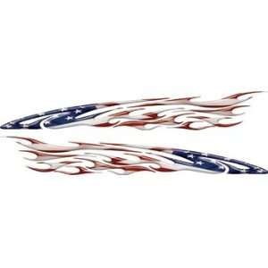  American Flag Accent Flames   14 h x 96 w Everything 
