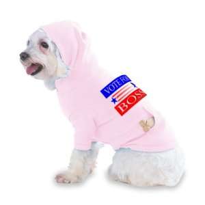  VOTE FOR BOSS Hooded (Hoody) T Shirt with pocket for your 
