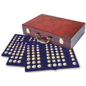  SAFE Premium Executive Wooden Attache Coin Case in 
