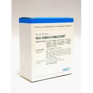  Heel   Nux Vomica Homaccord 10 vials Health & Personal 