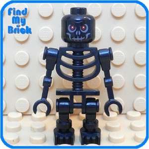C344 Lego Skeleton Warrior Minifigure   Black RK65 NEW  