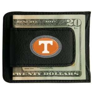  Tennessee Volunteers Black Leather Card Holder & Money 
