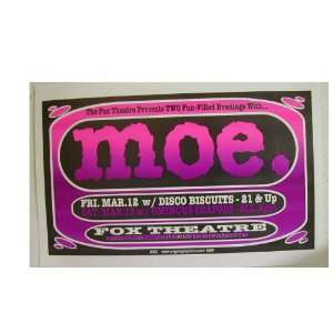  Moe The Disco Biscuits Band Handbill Poster Moe.