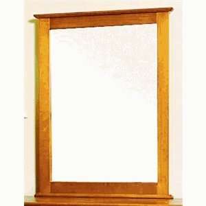  Emily Mirror with Solid Pine Frame in Light Cherry Finish 