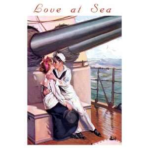  Love at Sea   Poster (12x18)