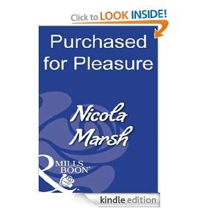 Purchased for Pleasure Nicola Marsh  Kindle Store