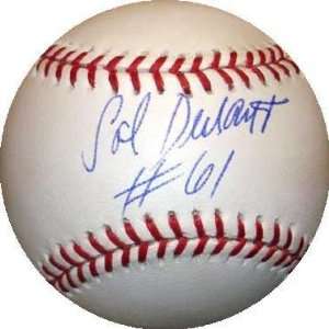 Sal Durante Autographed Baseball