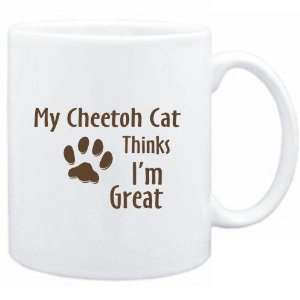  Mug White  MY Cheetoh THINKS IM GREAT  Cats