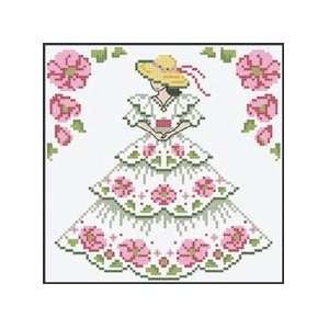  Herrschners Southern Belle Quilt Blocks Stamped Cross 
