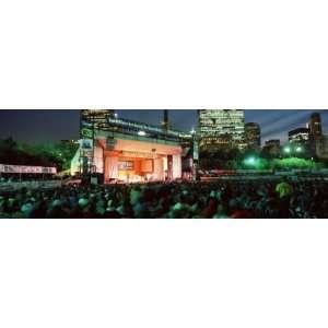  Crowd in a Music Show, Illinois, Chicago, USA by Panoramic 