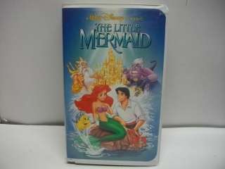 Walt Disney Classic The Little Mermaid VHS Video~Banned cover black 