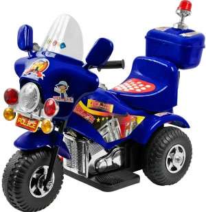   Lil Rider Battery Operated Police Trike   Blue by 