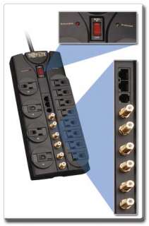  Tripp Lite HT1210SAT3 Home Theater Surge Protector, 2880 