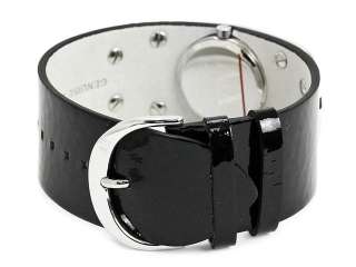 Armani Exchange Watch Black Leather Swarovski AX3064  