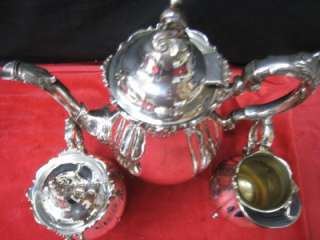   Silverplate in the Baroque  Pattern Wallace Silver #282 83 84  
