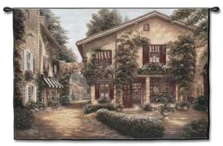 EUROPEAN BAKERY SHOP FRENCH ART TAPESTRY WALL HANGING  
