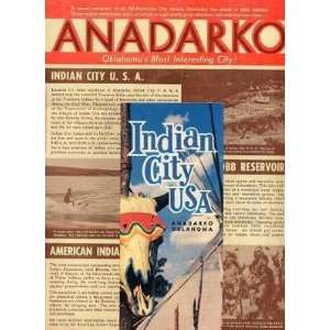  Anadarko Oklahoma & Indian City USA Brochures 1960s 