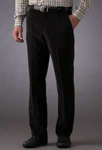 NEW CLUB ROOM 16 WALE FLAT FRONT CORDUROY COTTON PANTS  