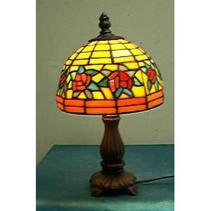  Tiffany style stained glass Floral lamp