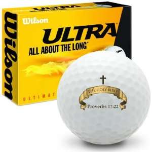 Proverbs 17 22   Wilson Ultra Ultimate Distance Golf Balls  