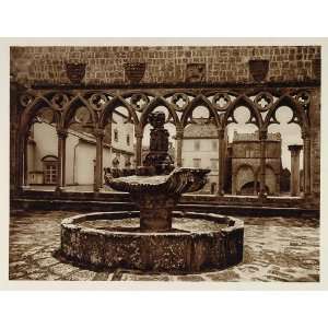   Papal Palace Viterbo Italy   Original Photogravure