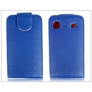   Open PU Leather Case Cover for Samsung i9000 Blue P36 Electronics