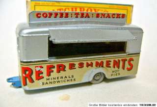 Matchbox RW No.74A Mobile Canteen rare dark blue base  