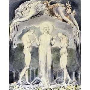 The Judgment of Adam and Eve William Blake. 21.63 inches 
