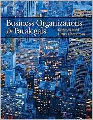 Business Organizations for Paralegals, (0135103649), Kathleen Reed 