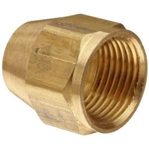 Anderson Metals Brass Tube Fitting, Short Flare Nut, 1/8 Tube OD 