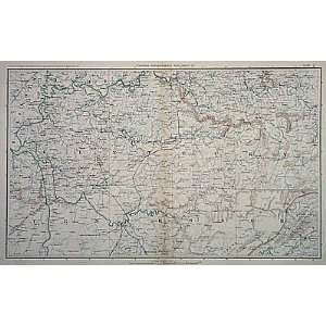  Civil War Atlas Plate 150; Parts of Illinois, Indiana 