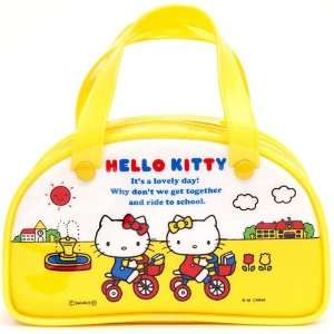  cute yellow mini Hello Kitty handbag Boston Bag Toys 
