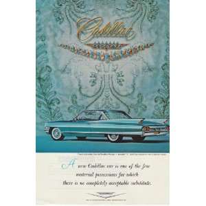  Cadillac Jeweled V Crest Vintage Ad   1960s (General 