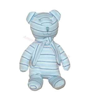  Angel Dear Striped Bear Stuffie   Power Blue Stripes Baby