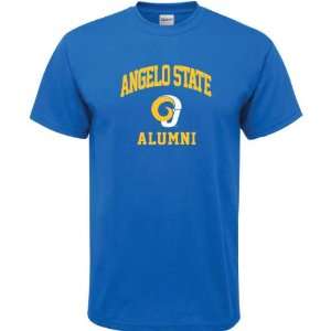 Angelo State Rams Royal Blue Alumni Arch T Shirt