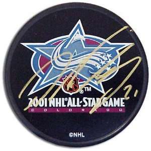 Peter Forsberg Colorado Avalanche Autographed 2001 All Star Hockey 