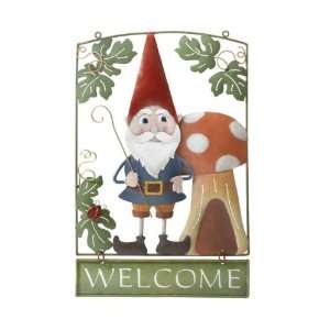  Gnome Welcome Sign by Regal Art Porch