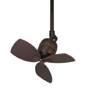  18 Casa Vieja® Cadet Single Motor Bronze Ceiling Fan 