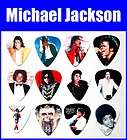 MICHAEL JACKSON Packet of 12 Full Colour Guitar Picks