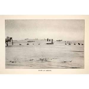  1920 Print Point Lay Arctic Coast Alaska Boat Landscape 