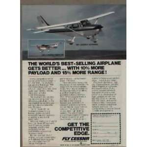  1981 Cessna Skyhawk and 1981 Cessna Hawk XP Ad, A1569 