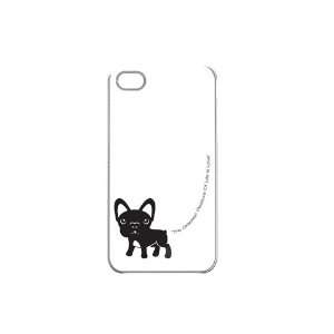  UNIEA x Frenchie White Case for Apple iPhone 4 & iPhone 