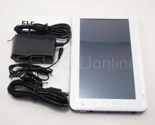 White 7Color TFT LCD screen Buttons E book Reader 4GB  