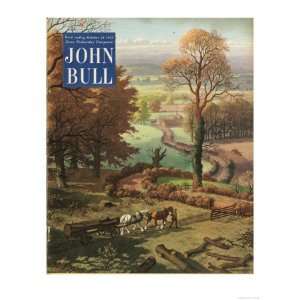  John Bull, Rural Farming Countryside Horses Logs Farms Magazine 