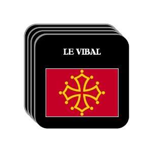  Midi Pyrenees   LE VIBAL Set of 4 Mini Mousepad Coasters 