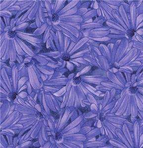 RJR Debbie Beaves Blue Daisy Flower Floral Quilt Fabric Simple 