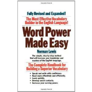  Word Power Made Easy [Mass Market Paperback] Norman Lewis 