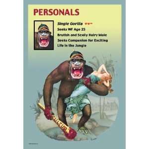  Exclusive By Buyenlarge Personals Single Gorilla 28x42 