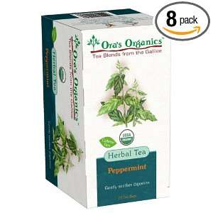 Oras Organics Peppermint New, 1.06 Ounce Boxes (Kosher for Passover 